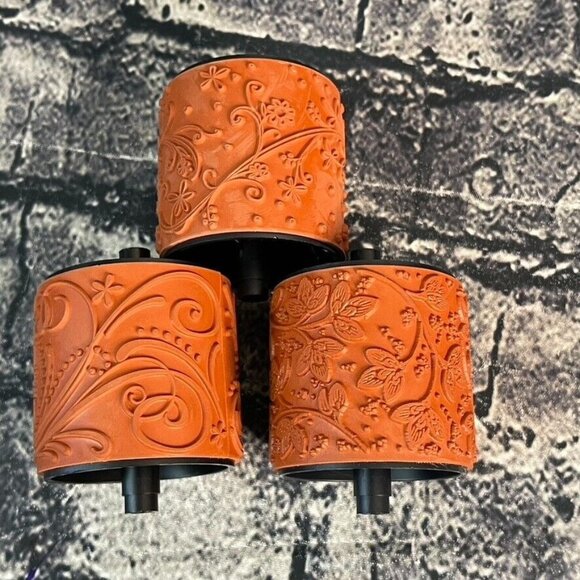 Stampin' Up! 3 Stampin' Around JUMBO 2" Wheel Roller Stamps & Case - Picture 6 of 6